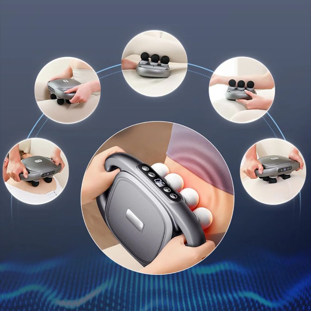 16-Drive 8-Head Massage Gun Set
