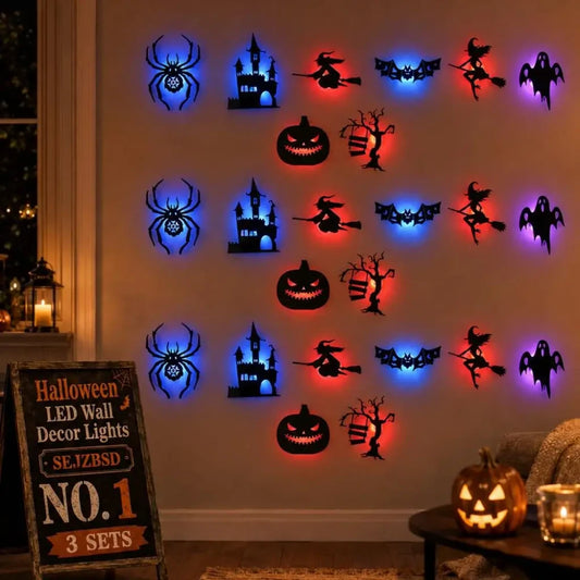 Glow in the Dark Halloween Wall Stickers