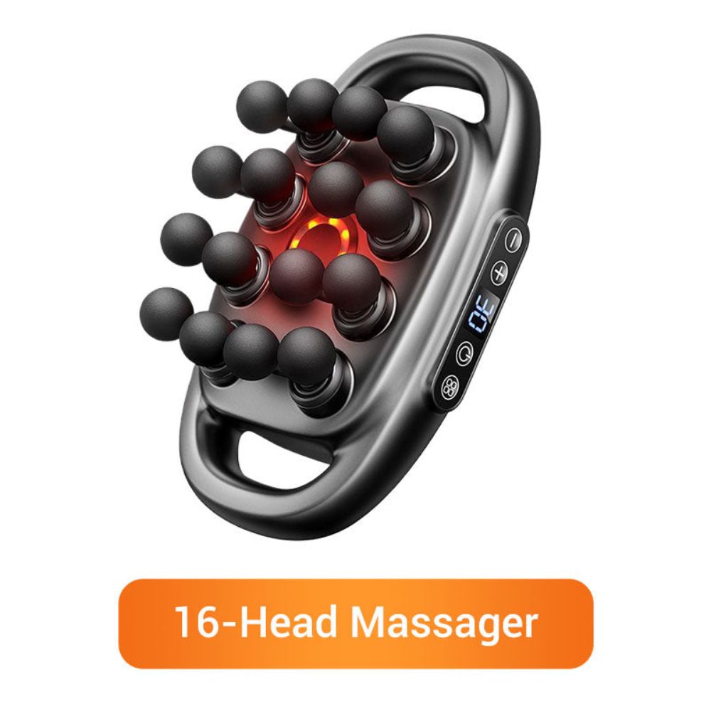 16-Drive 8-Head Massage Gun Set