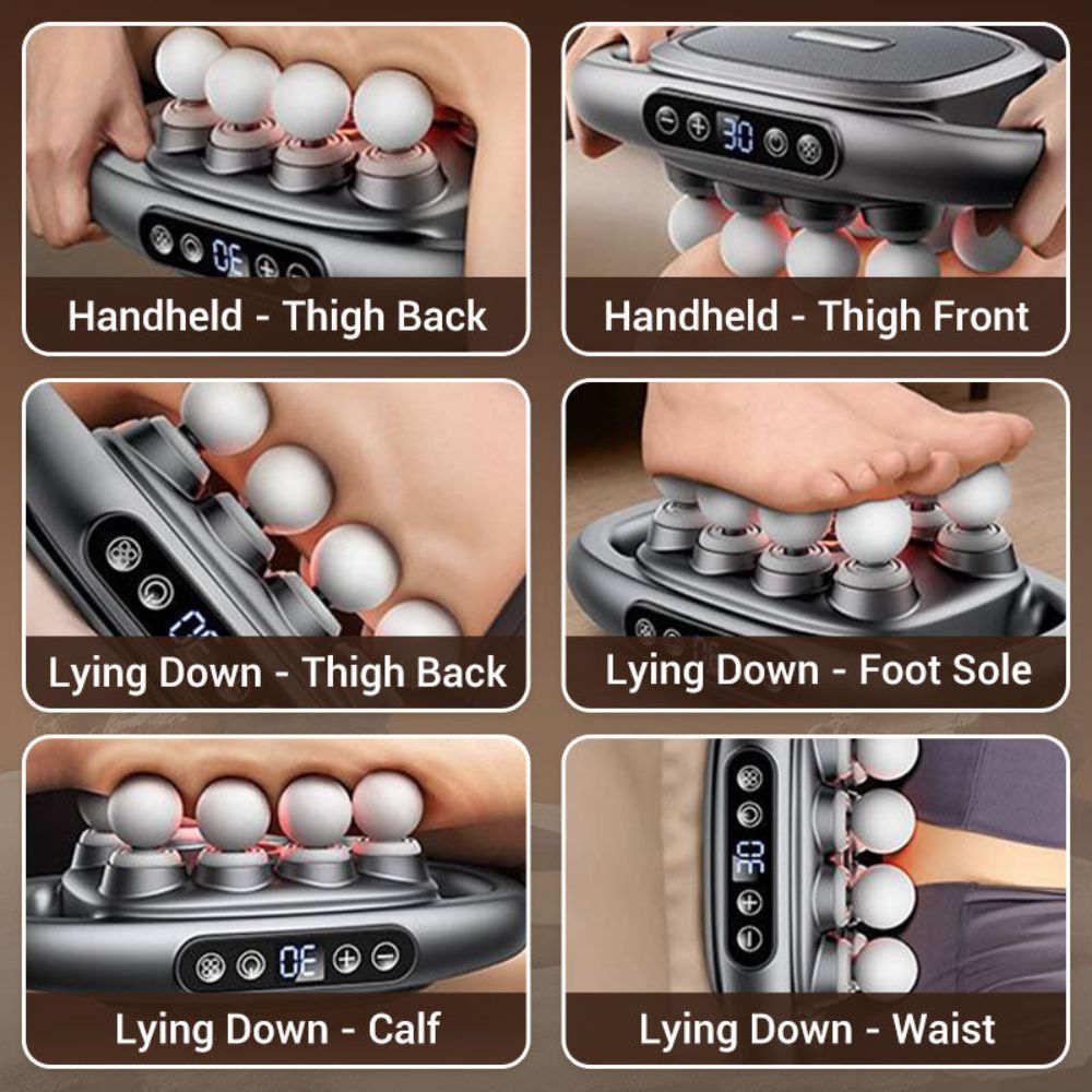 16-Drive 8-Head Massage Gun Set