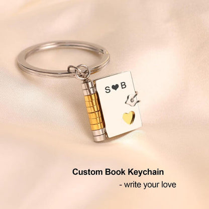 Elegant Book Pendant Necklace – Personalized Gift for Every Special Moment