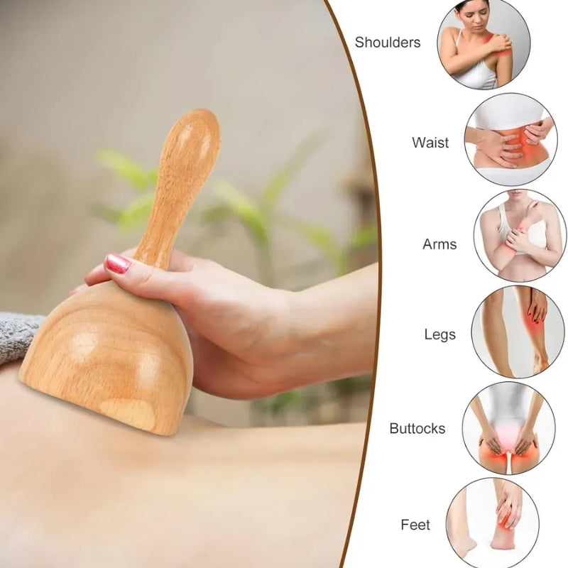 Wooden Lymphatic Drainage & Gua Sha Kit