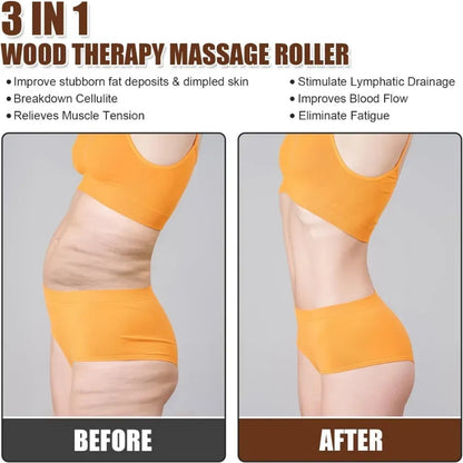 Wooden Lymphatic Drainage & Gua Sha Kit