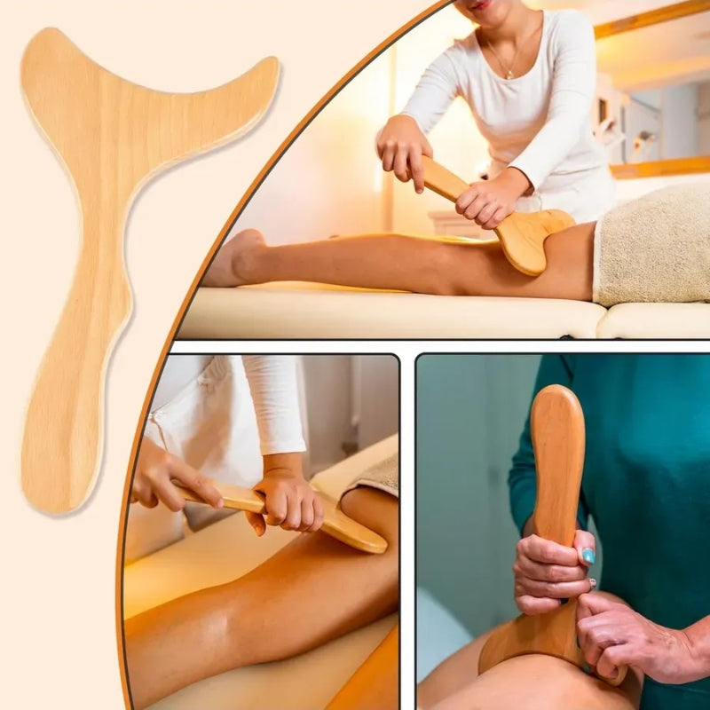 Wooden Lymphatic Drainage & Gua Sha Kit