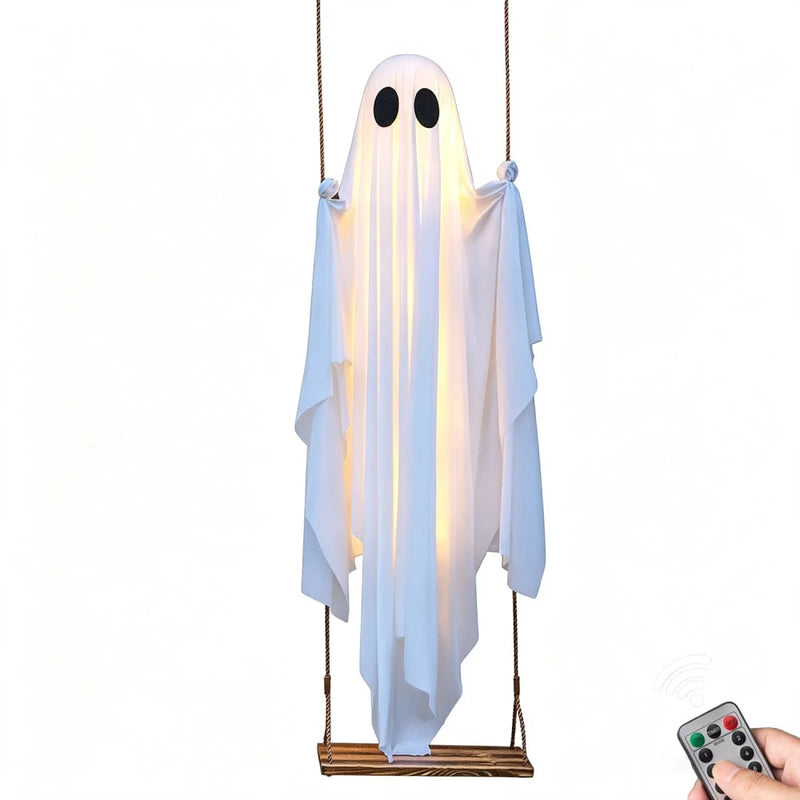 Hanging Swing Ghost Halloween Decoration