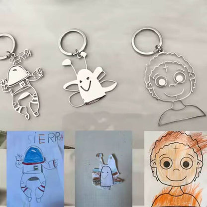 Custom Drawing Keychain – Turn Artwork Into a Keyring