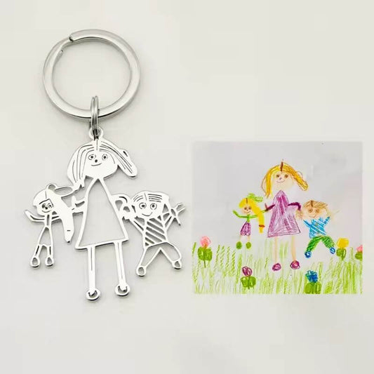 Custom Drawing Keychain – Turn Artwork Into a Keyring