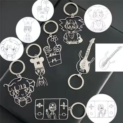 Custom Drawing Keychain – Turn Artwork Into a Keyring
