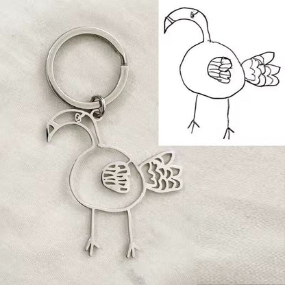 Custom Drawing Keychain – Turn Artwork Into a Keyring