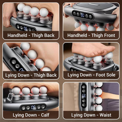 16-Drive 8-Head Massage Gun Set