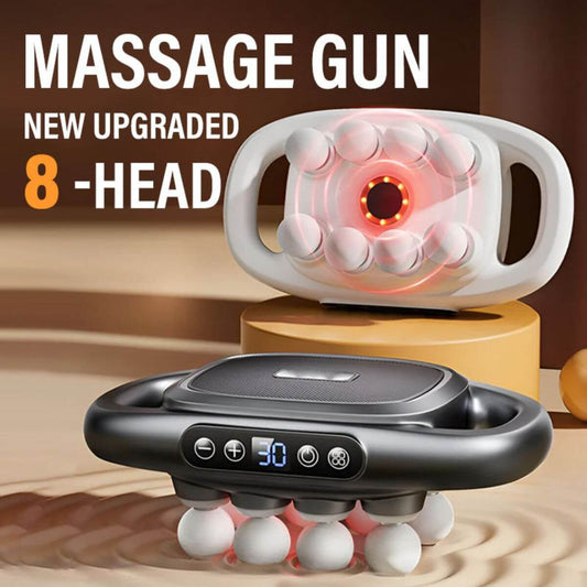 16-Drive 8-Head Massage Gun Set